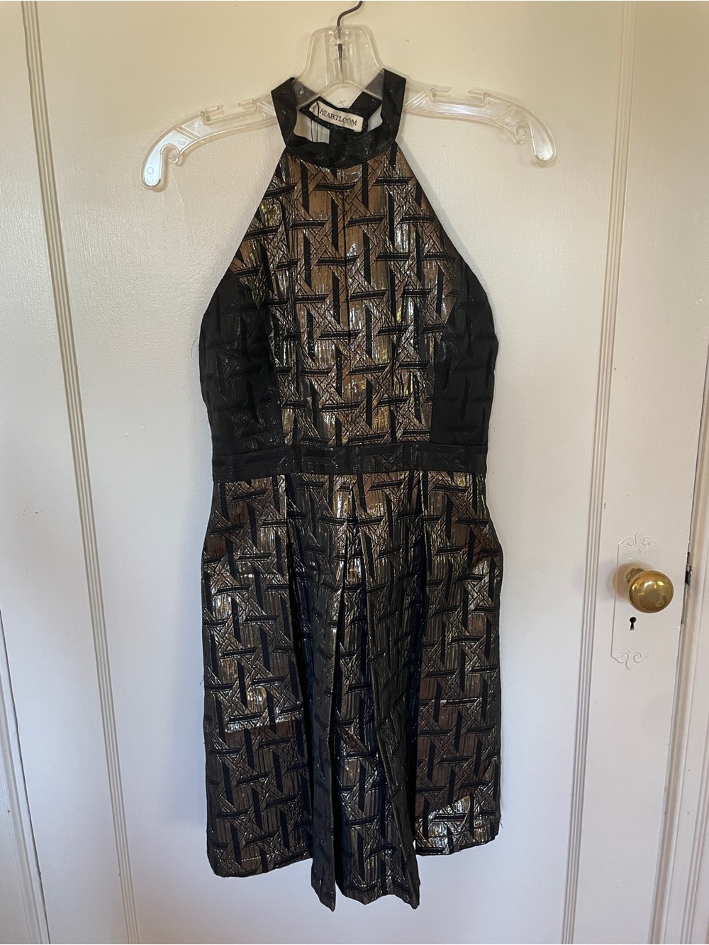 heartLoom bronze metallic Dress